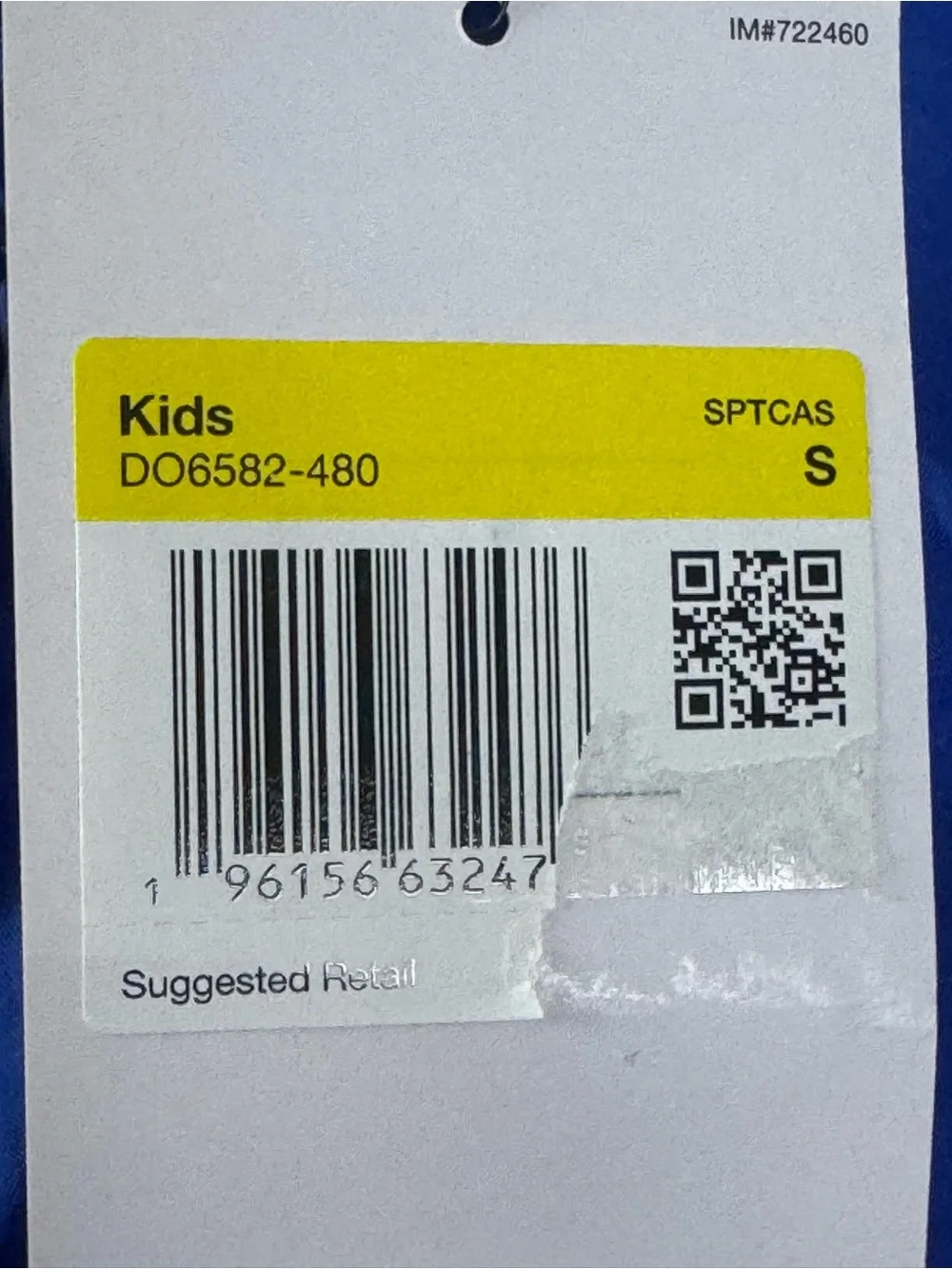 Nike Boys Outfit White & Blue Striped Tee with Nike Logo Shorts - Size Small - Picture 11 of 12